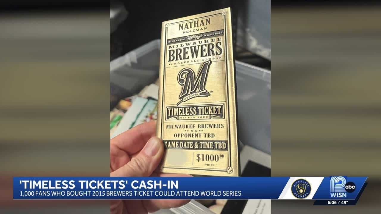 Brewers fan hopes 'Timeless Ticket' secures World Series seat — WISN 12 Milwaukee, New York Sports news
